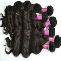 human hair weaving+HW-008