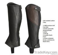 Rider Leather Half Chaps