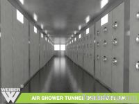 Air Shower Tunnel One Side Flow