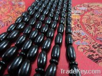 Long Black Coral Rosary