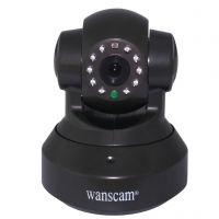 indor pan/tilt wired wifi ir-cut robot ip camera with tf card