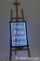 Easel Transparent Led Writing Board with Wooden Stand