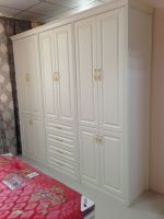 Wood Timber Wardrobe (Swing Style)