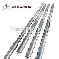 gas vent bimetallic single screw barrel for recyling granulates