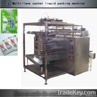 Multi-lane sachet shampoo packing machine