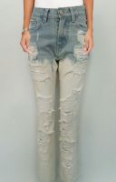 Women Gradient Jeans