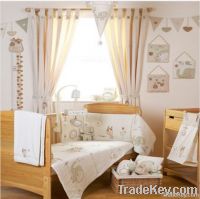 2013 Popular 100% Cotton 12PCS Baby Bedding Set