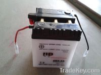 Dry Charged Vented Motorcycle Battery 6N4