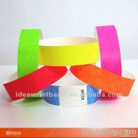 Tyvek paper wristband