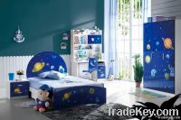 Modern Style High Gloss Child Wardrobe