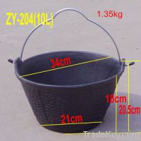 Heavy Duty rubber Industrial Bucket 10litre