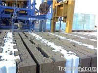 Automatic foam concrete block machine