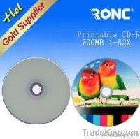 Blank CDR CD-R 52x White Inkjet Printable