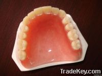 Complete acrylic denture