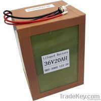 A123 Battery pack 36v20ah-12S1P for electric vehicle