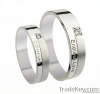 stainless steel couple ring jewelry