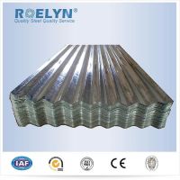 Galvanized corrugated steel sheets