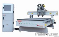 Two-head wood engraver machine