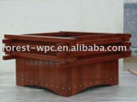 2012 High tensile strength and Corrosion-resistant wpc flower box