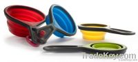 silicone foldable measuring cups