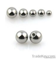 Internally Thread Surgical steel ball Jewelry Accessories