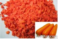 Dehydrated carrot granules