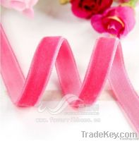 collorful nylon velvet ribbon