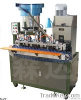 Auto Feed Plug Terminal Crimpper for Two-core Round Cable Wire