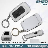 Protable solar led flashlight for promotion