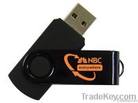 Promotional gift OEM Alunimun&Plastic swivel usb flash drive