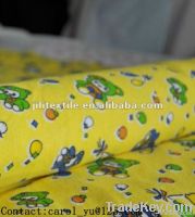 cotton and tc pigment printing flannel fabric 20x10 40x42