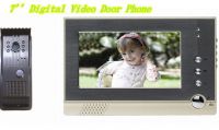 Digital  7''   LCD  Color Video Door  Phone/  Doorbell/ Wired Ultra-thin Color video door phone with white LED light