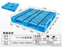 Single faced plastic pallet