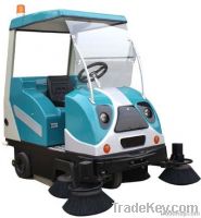 garbage can cleaning truck