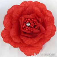 satin rose accessories for hair 120pcs/color wholesale