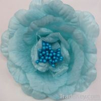 satin rose hair accessries 120pcs/color wholesale