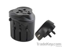 universal travel adapter with usb port