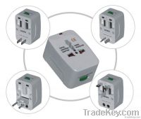 universal travel adapter with usb port