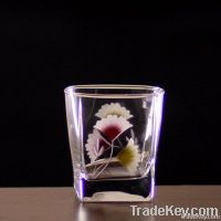 glass cup, glassware, glass tumbler