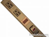 1U Rack Type Power Distribution Unit (PDU) with Current Meter