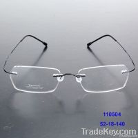 Many different lens shape rimless titanium glasses frames optical