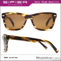 Flat top unisex acetate sunglasses