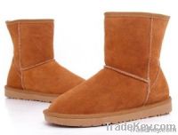 Sheepskin Leather Winter  Snow  Boot