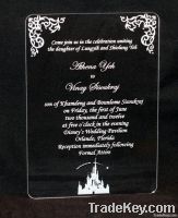 laser cutting invitation card