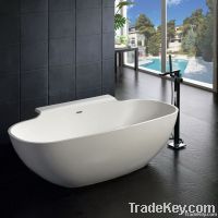 Luxury Solid Surface Contemporary Modern Bathtub, Free-Standing