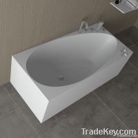 Luxury Solid Surface Contemporary Modern Bathtub, Free-Standing