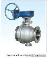 Hard seal whole ball valve