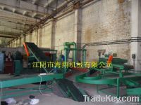 J-1200 tire rubber cutting recycling machine