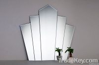 Art deco fantail mirror crown mirrors