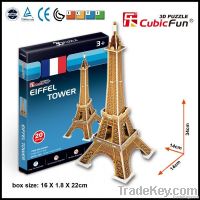 Eiffel Tower(France) world architecture 3d jigsaw puzzle